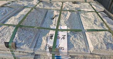 六安芝麻白蘑菇石，自然面