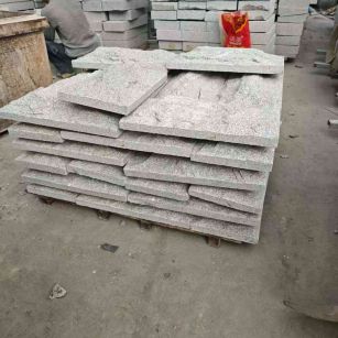 六安芝麻白蘑菇石，自然面