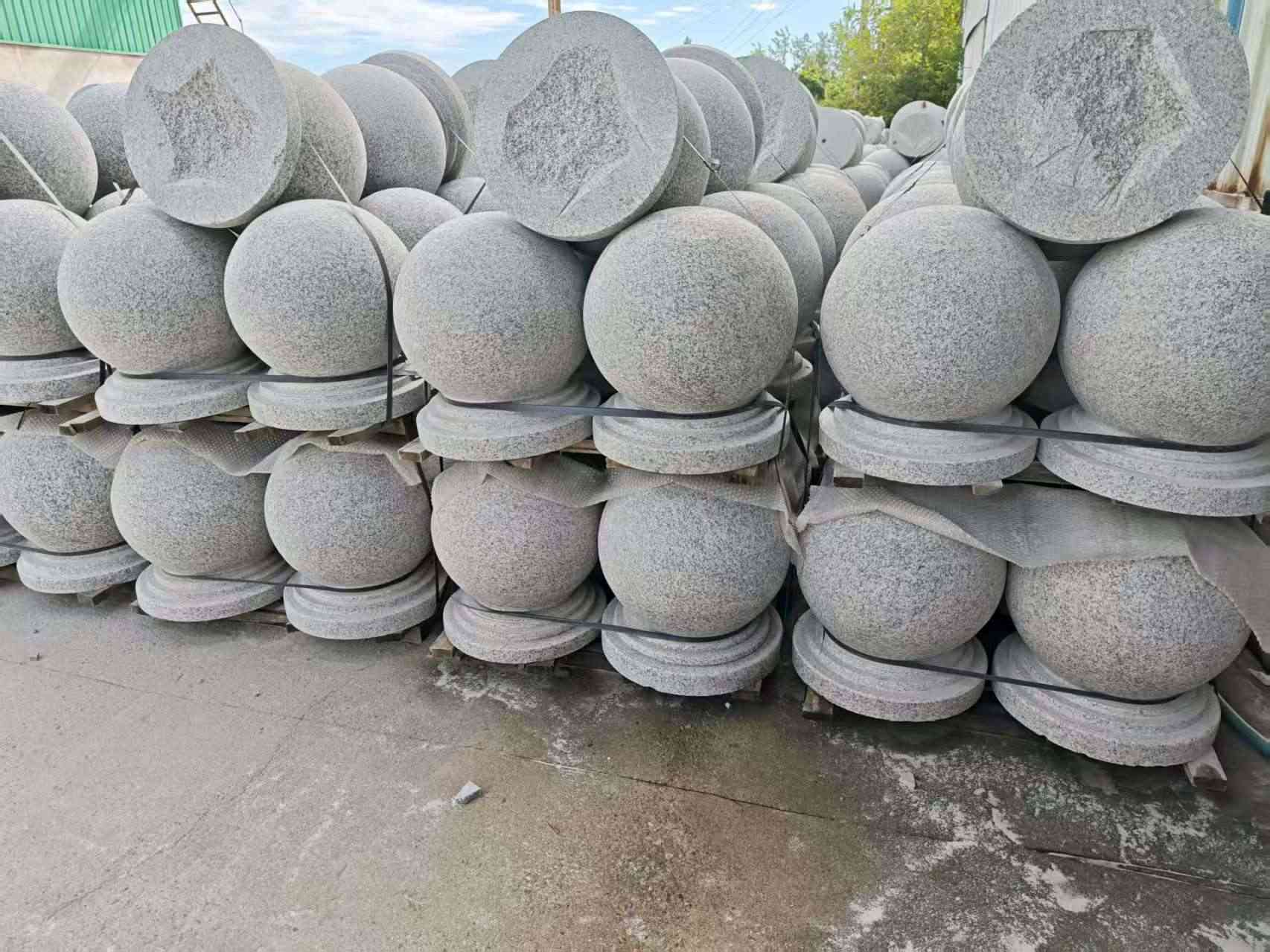 六安圆球石球挡车球