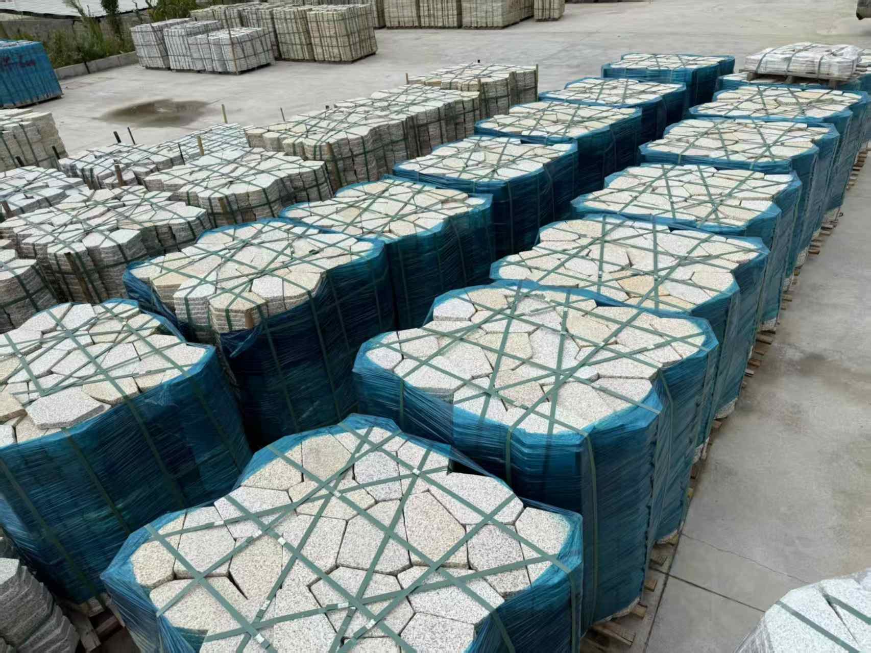 六安黄金麻冰裂纹 碎拼